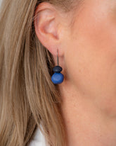 Resin Rock Drop Earring - INDIGO